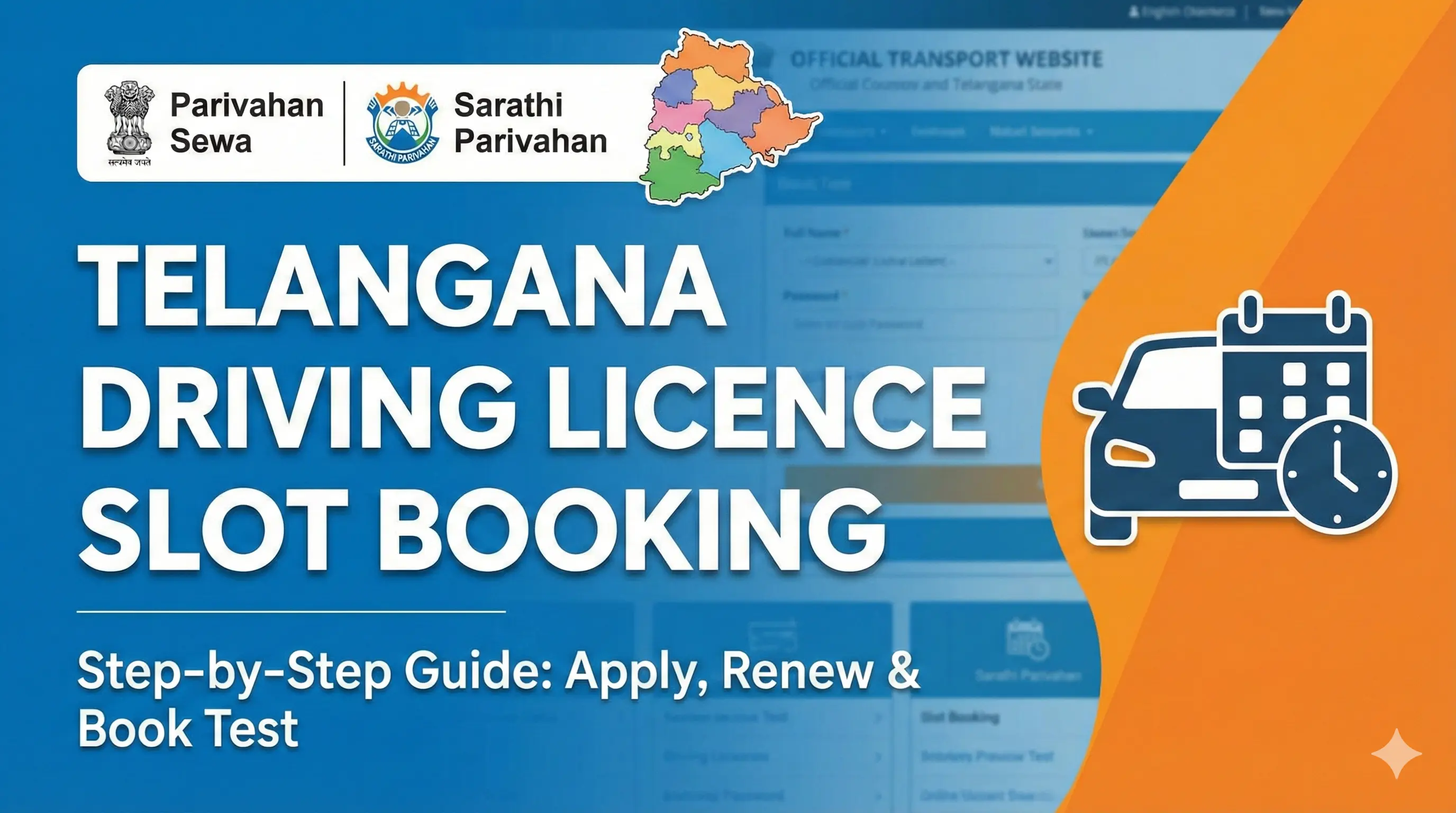 Driving Licence Slot Booking Telangana: Apply Online, Driving Test Slot & More